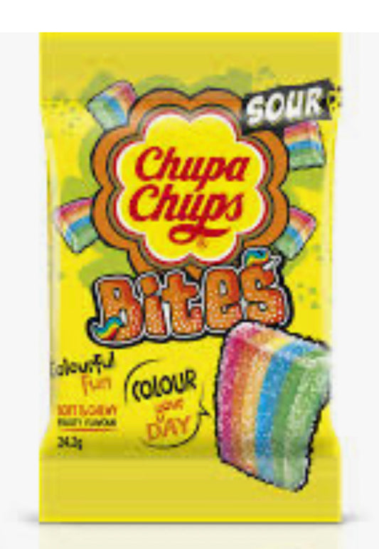 Sour chupa chups bites 24.2g