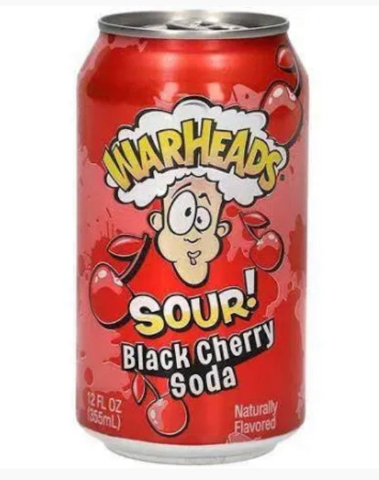 Warheads Sour Black cherry soda 355ml