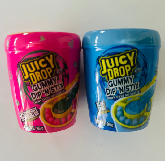 Juicy drop gummy dip 'n' stix 96g