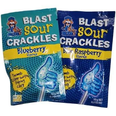 Ka Bluey Blast Sour Crackles 10g