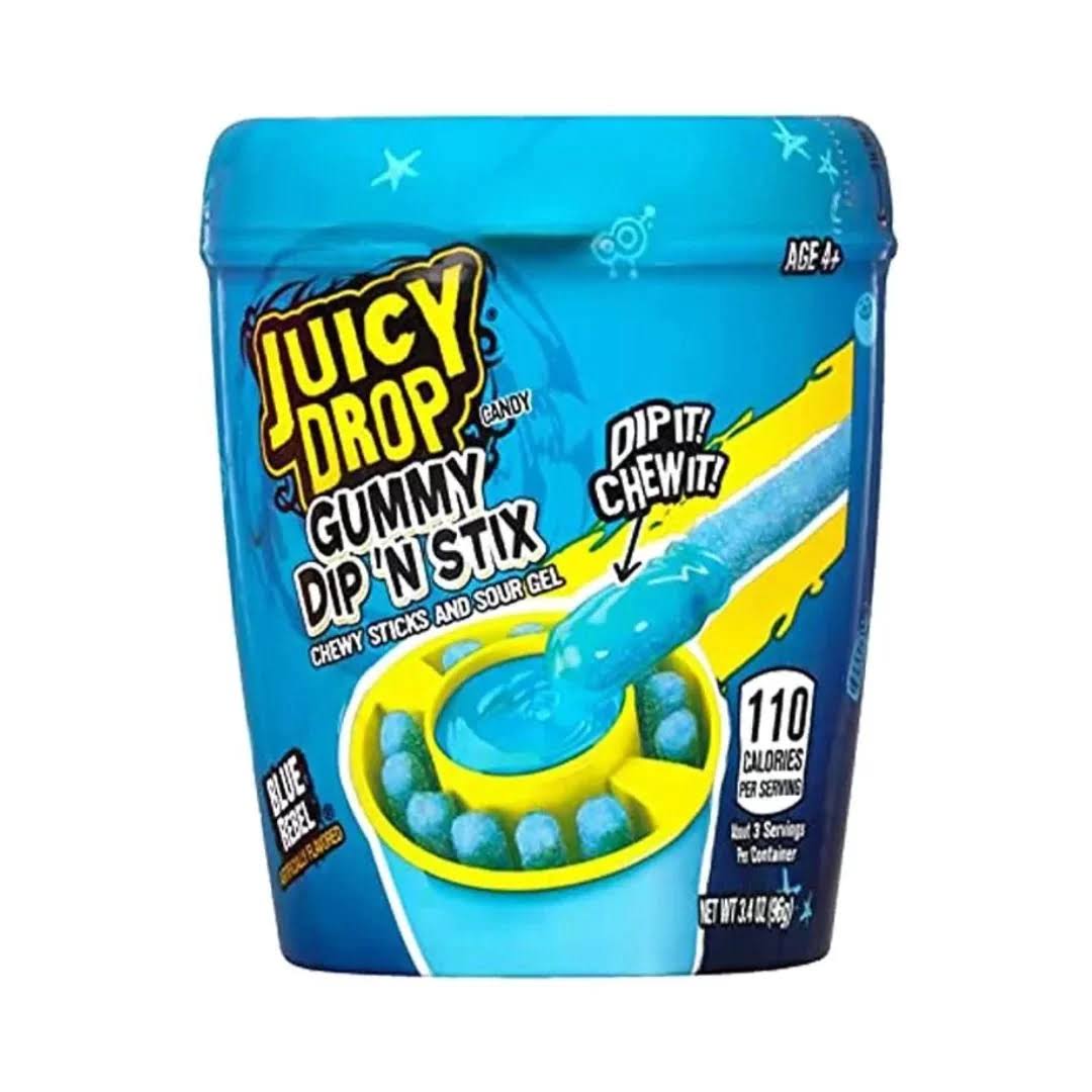 Juicy drop gummy dip 'n' stix 96g