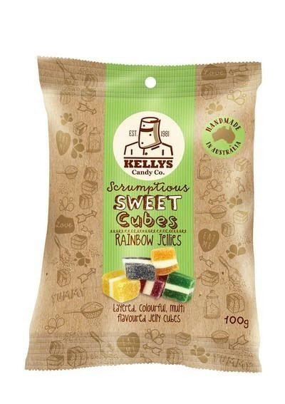 Kellys Candy Co. Rainbow Jellies snack pack 100g