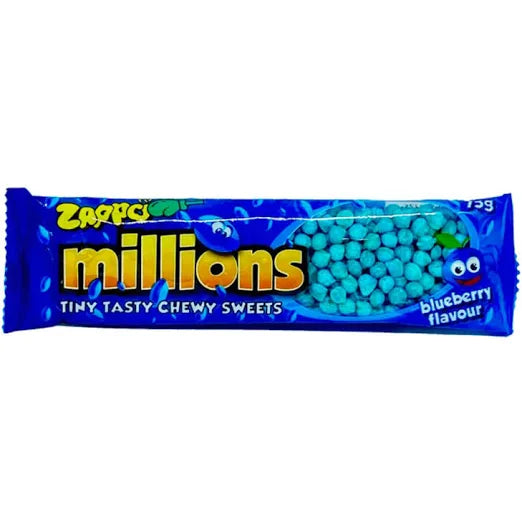 Zappo Millions Blueberry flavour 75g