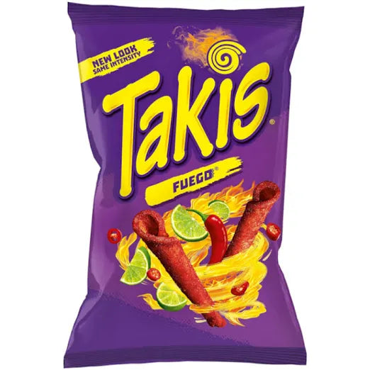 Takis Fuego hot chilli pepper & lime 280g